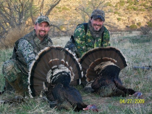 Merriam Turkey 2009, Jr and Mark